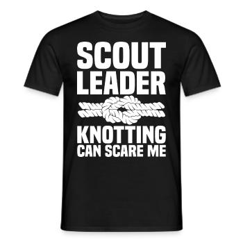 Pfadfinderleiter | Pfadfinder Scouting Geschenk - Männer T-Shirt - Schwarz - Vorne - AI Model Male 178 light (178cm)