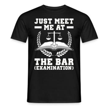 Anwalt - Männer T-Shirt - Schwarz - Vorne - AI Model Male 178 light (178cm)