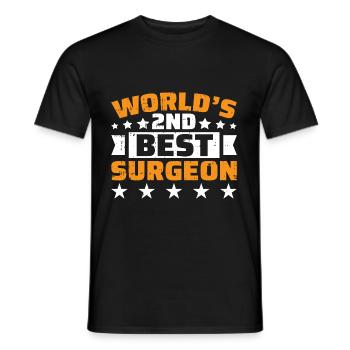Chirurg - Männer T-Shirt - Schwarz - Vorne - AI Model Male 178 light (178cm)