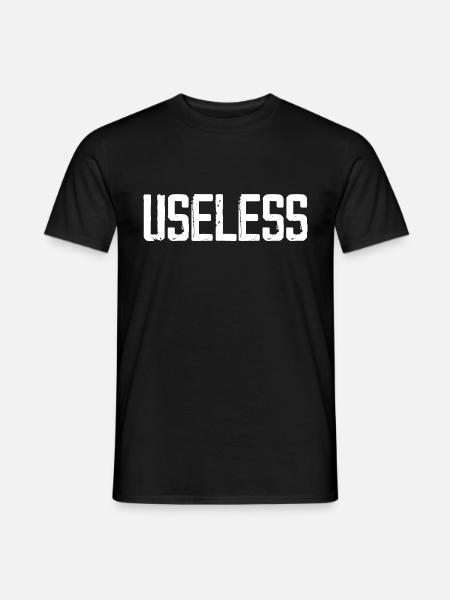 Useless - Men's T-Shirt - black