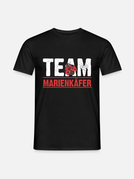 Marienkäfer - Männer T-Shirt - Schwarz
