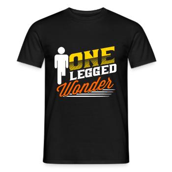 Bein Amputiert Arm Kämpfer Geschenk - Männer T-Shirt - Schwarz - Vorne - AI Model Male 178 light (178cm)
