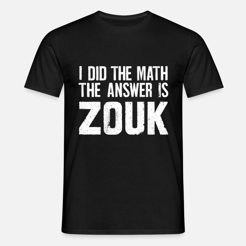 Zouk Dance Gift - Men's T-Shirt - black