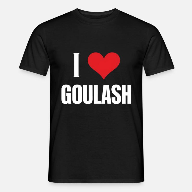 Gulasch - Männer T-Shirt - Schwarz