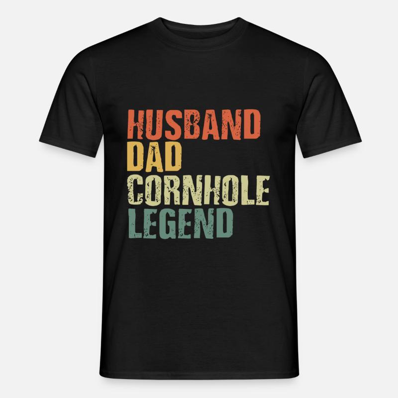 Cornhole - Männer T-Shirt - Schwarz