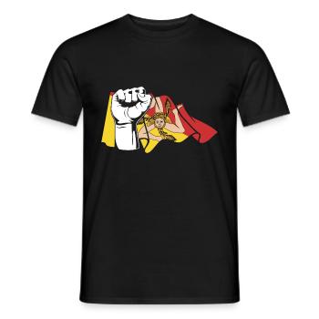 Faust Sizilianer Sicilia Sizilien - Männer T-Shirt - Schwarz - Vorne - AI Model Male 178 light (178cm)