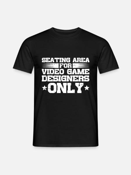 Video Game Designer - Männer T-Shirt - Schwarz