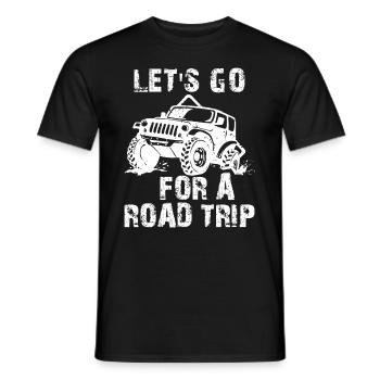Voyage aventure cadeau du monde - T-shirt homme - noir - Devant - AI Model Male 178 light (178cm)