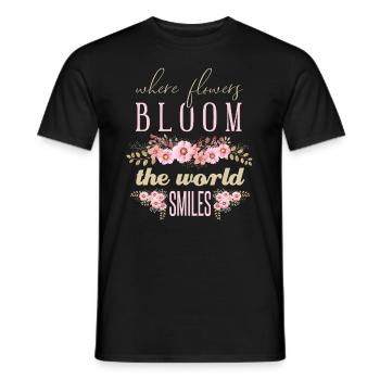 Florist Gärtner Garten Blumen Gärtnerei Pflanzen - Männer T-Shirt - Schwarz - Vorne - AI Model Male 178 light (178cm)