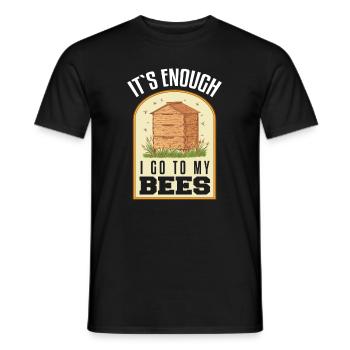 Beekeeper Bee Honey Beekeeping Beekeeper Honeycomb - Men's T-Shirt - black - Front - AI Model Male 178 light (178cm)