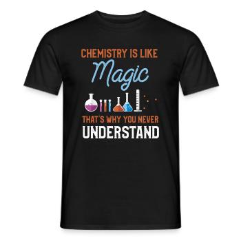 Chemie Chemiker Wissenschaft Labor Periodensystem - Männer T-Shirt - Schwarz - Vorne - AI Model Male 178 light (178cm)