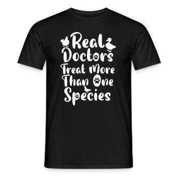 Tierarzt Haustier Veterinär Tiermedizin - Männer T-Shirt - Schwarz - Vorne - AI Model Male 178 light (178cm)