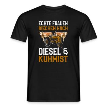 Landwirt Bauer Frauen Traktor Bauernhof Farmer - Männer T-Shirt - Schwarz - Vorne - AI Model Male 178 light (178cm)