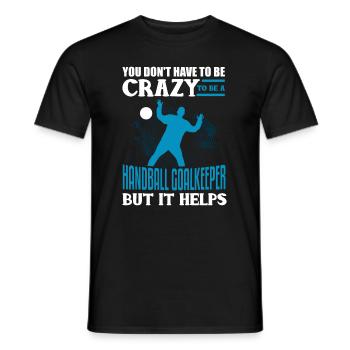 Handball handball de handball équipe ballsport - T-shirt homme - noir - Devant - AI Model Male 178 light (178cm)