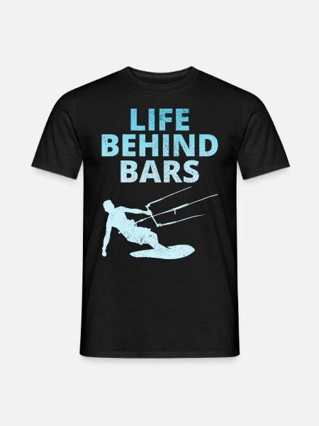Kitesurfing Kitesurf Kiteboarding Kiteboarder - Men's T-Shirt - black