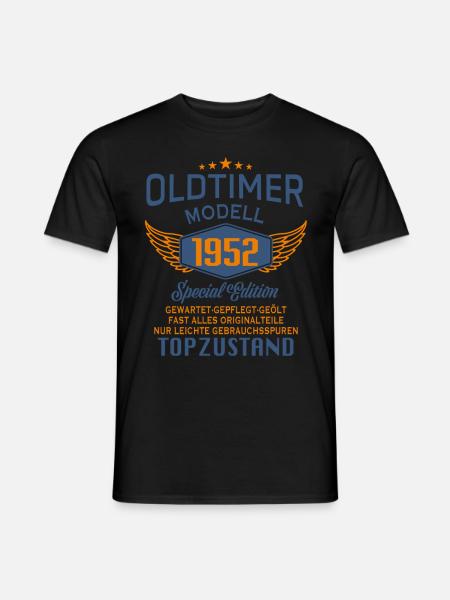 Oldtimer Modell 1952 - Männer T-Shirt - Schwarz