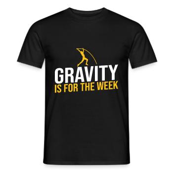 Pole Vaulter Gift - Men's T-Shirt - black - Front - AI Model Male 178 light (178cm)