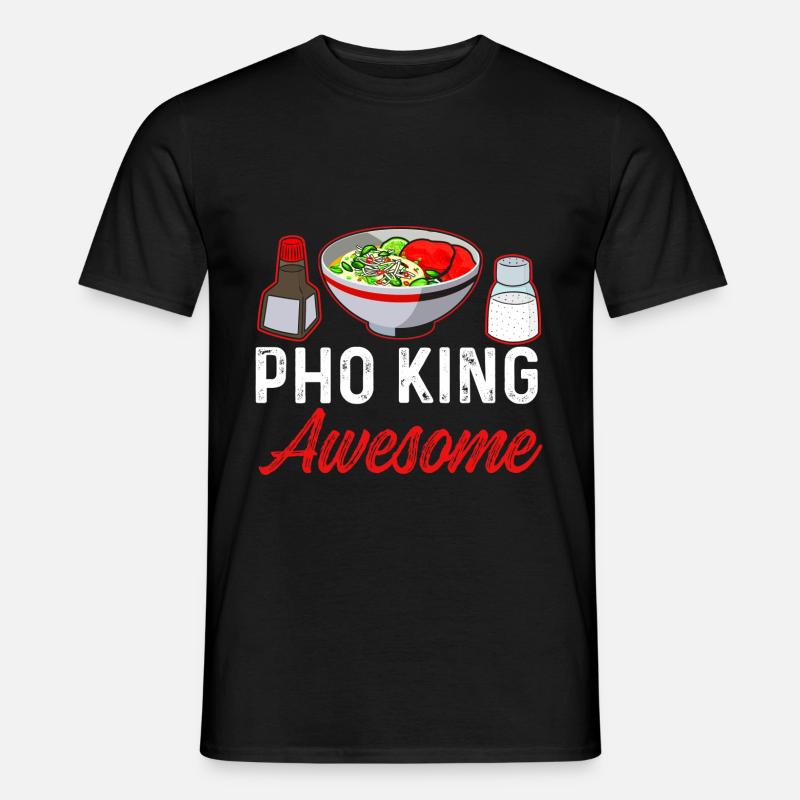 Pho-König - Männer T-Shirt - Schwarz