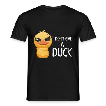 Ich gebe keine Ente Lustiger Entenliebhaber - Männer T-Shirt - Schwarz - Vorne - AI Model Male 178 light (178cm)