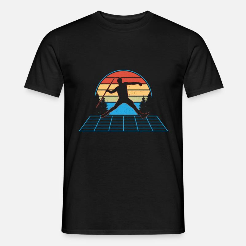 Speerwerfen Speerwerfen Geschenk - Männer T-Shirt - Schwarz