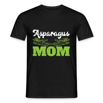Spargel - Männer T-Shirt - Schwarz - Vorne - AI Model Male 178 light (178cm)