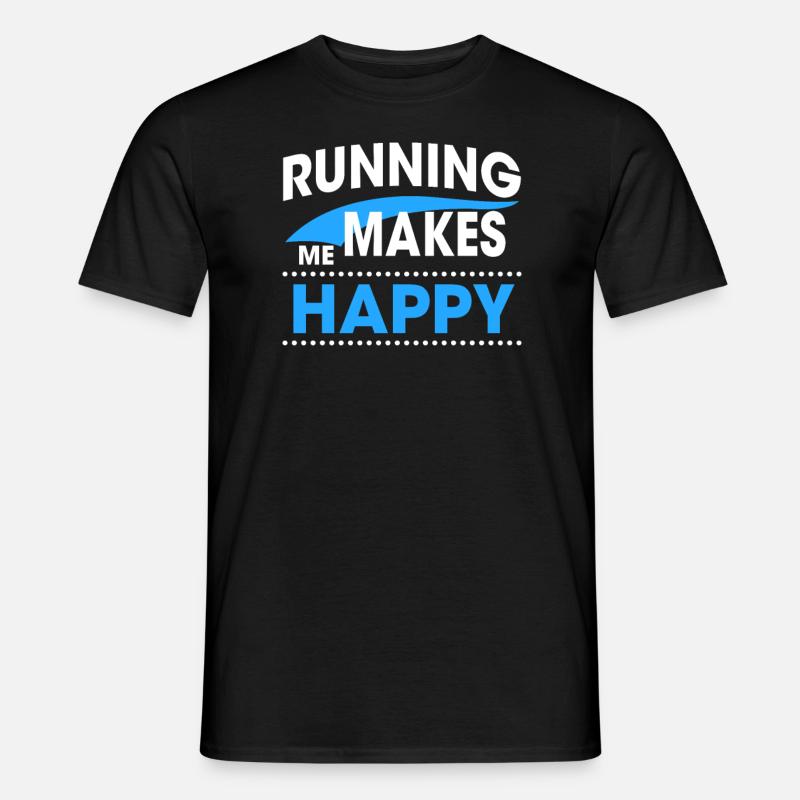 RUNNING - Männer T-Shirt - Schwarz
