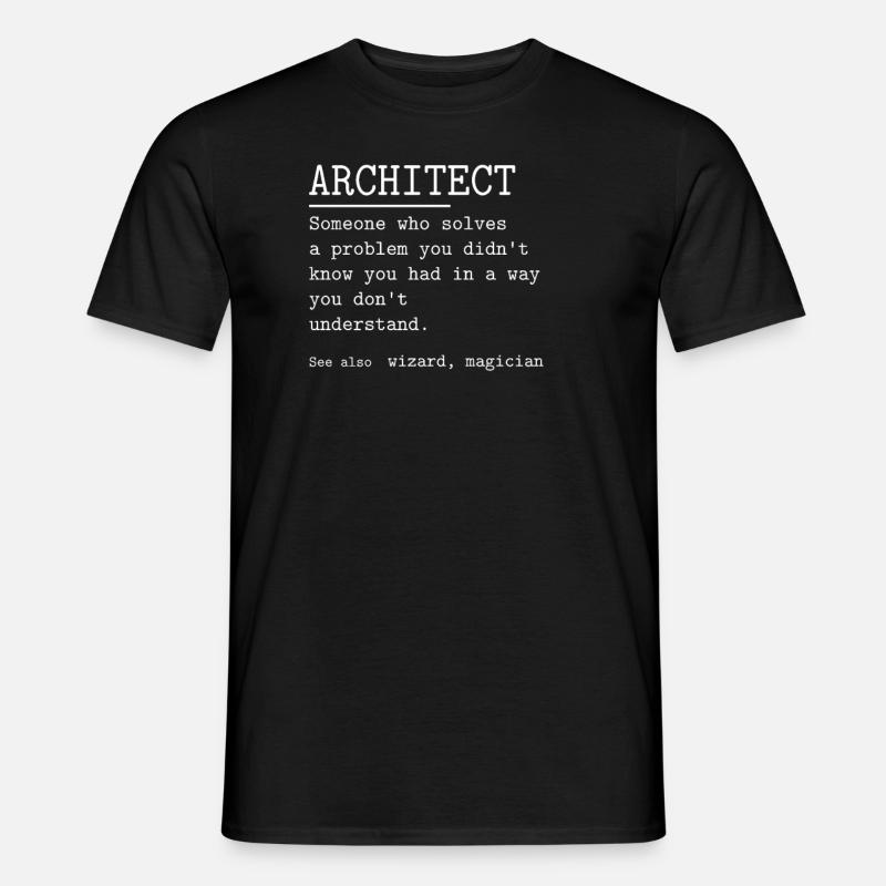ARCHITECT - Männer T-Shirt - Schwarz