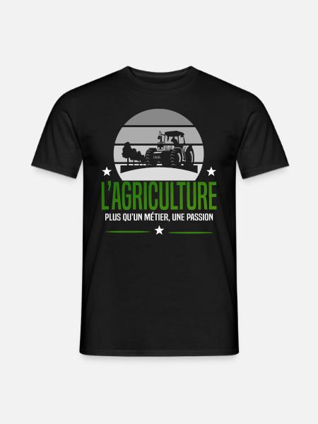 Agriculture - T-shirt homme - noir