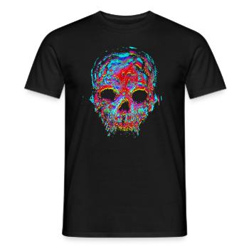 Mega Skull - Men's T-Shirt - black - Front - AI Model Male 178 light (178cm)