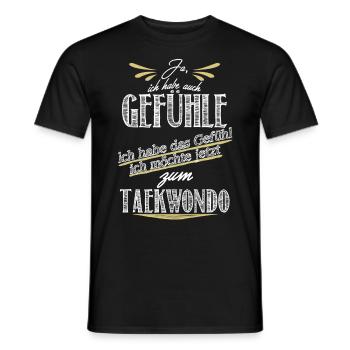 Taekwondo - Männer T-Shirt - Schwarz - Vorne - AI Model Male 178 light (178cm)