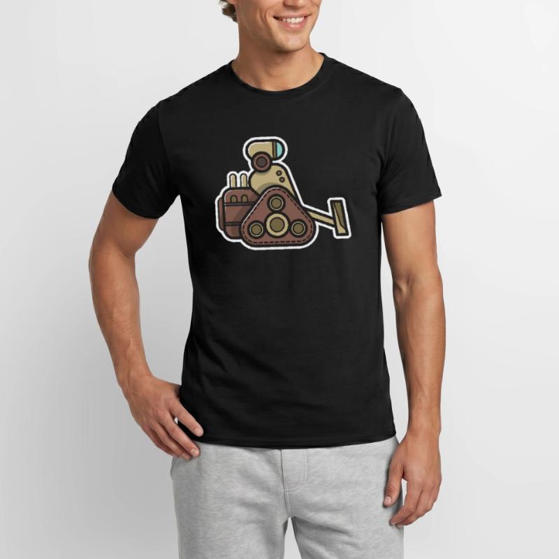 Robot Gift Robotics Nerd Technique Steampunk Men's T-Shirt