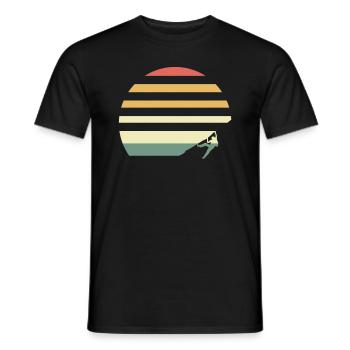 Escalade Bouldering Cadeau d'escalade gratuit - T-shirt homme - noir - Devant - AI Model Male 178 light (178cm)
