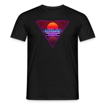 Cadeau de jeu rétro - T-shirt homme - noir - Devant - AI Model Male 178 light (178cm)