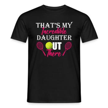 Idée cadeau Proud Father Club - T-shirt homme - noir - Devant - AI Model Male 178 light (178cm)