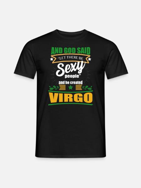 SEXY VIRGO - Men's T-Shirt - black