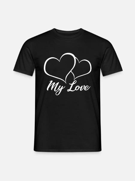 Mon amour - T-shirt homme - noir