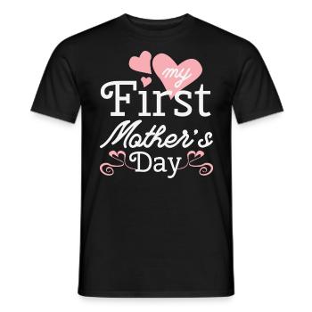 Mutter Tag Sprüche Eltern Anerkennung Geschenk - Männer T-Shirt - Schwarz - Vorne - AI Model Male 178 light (178cm)