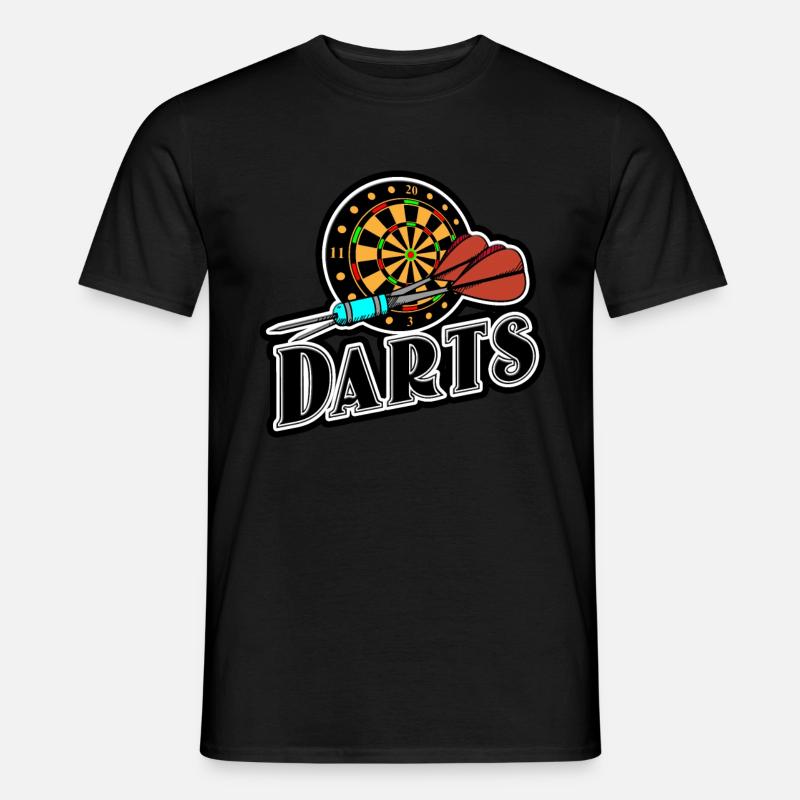 Darts - Männer T-Shirt - Schwarz
