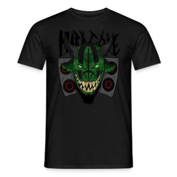 HARD ORC - T-shirt homme - noir - Devant - AI Model Male 178 light (178cm)