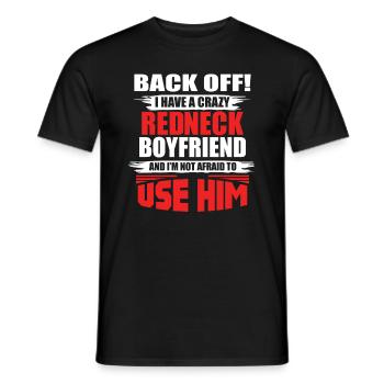 Redneck Trailer Park Gift I Caravan - Men's T-Shirt - black - Front - AI Model Male 178 light (178cm)