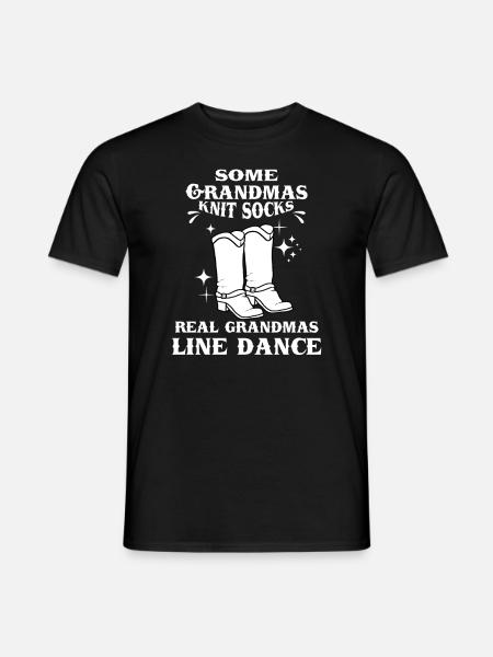 Line Dancing Gift I Country Line Dance - Men's T-Shirt - black