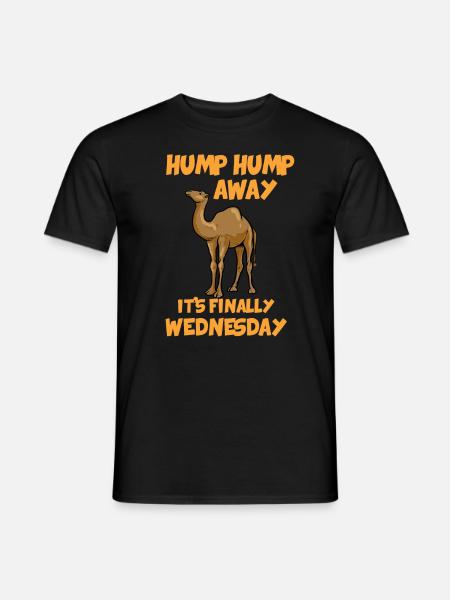 Kamel Geschenk I Trampeltier Dromedar - Männer T-Shirt - Schwarz