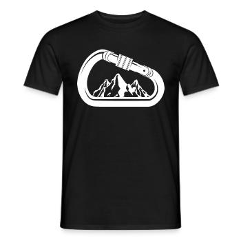 Klettern Geschenk I Kletterpark Outdoor Kletterer - Männer T-Shirt - Schwarz - Vorne - AI Model Male 178 light (178cm)