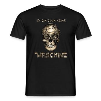 Je ne suis pas une machine - T-shirt homme - noir - Devant - AI Model Male 178 light (178cm)