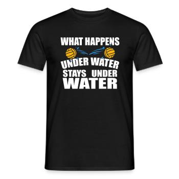 Wasserball-Spieler Geschenk I Kostüm Wasserballer - Männer T-Shirt - Schwarz - Vorne - AI Model Male 178 light (178cm)