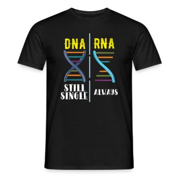 Scientifique de génétique de la biologie de l'ARN ADN disant - T-shirt homme - noir - Devant - AI Model Male 178 light (178cm)