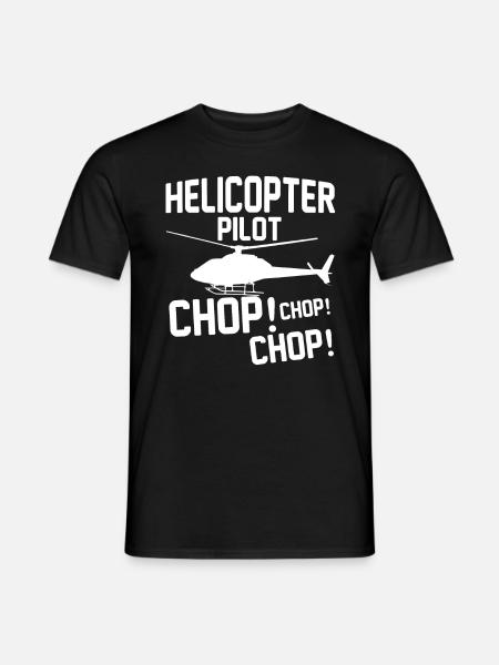 Hélicoptère Pilote Cadeau I hélicoptère - T-shirt homme - noir