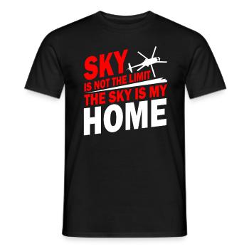 Pilote d'hélicoptère cadeau je hélicoptère hélicoptère - T-shirt homme - noir - Devant - AI Model Male 178 light (178cm)