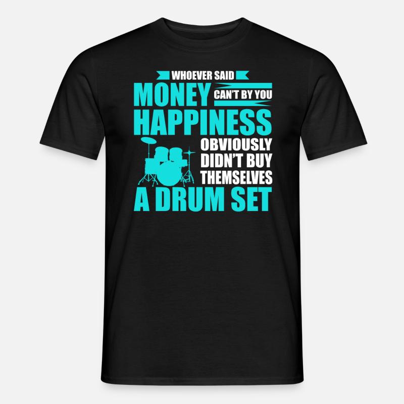 Drums gift I drummer drummer - Men’s T-shirt - black