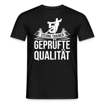 Handball Trainer I Handballer Jugendtrainer - Männer T-Shirt - Schwarz - Vorne - AI Model Male 178 light (178cm)